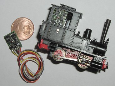 EGGER-BAHN Dampflok mit Digital-Dekoder